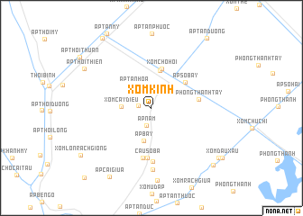 map of Xóm Kinh