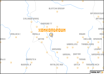 map of Xóm Kondroum