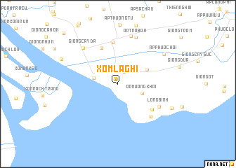 map of Xóm La Ghi