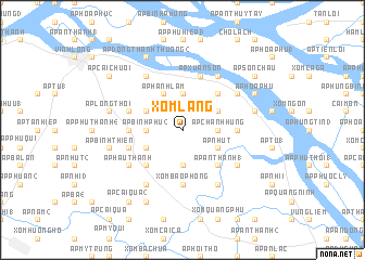 map of Xóm Làng