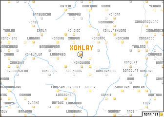 map of Xóm Lay