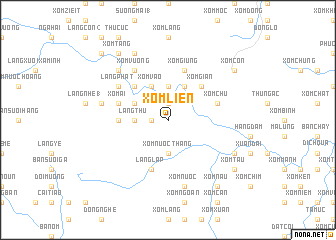 map of Xóm Liên