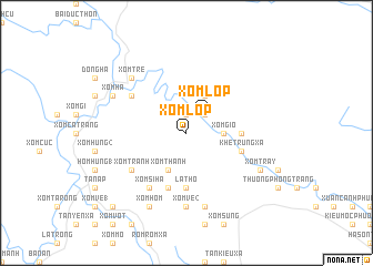 map of Xóm Lơp