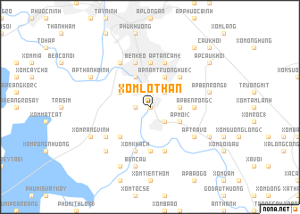 map of Xóm Lò Than