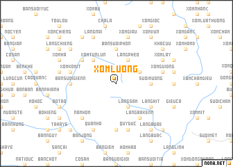 map of Xóm Luong