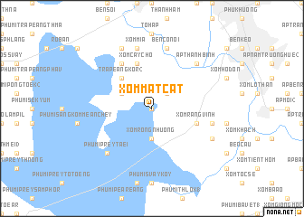 map of Xóm Mắt Cát