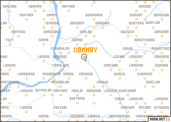 map of Xóm Máy