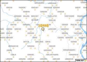 map of Xóm Ma