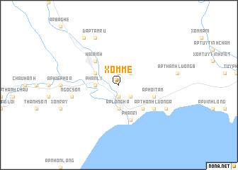 map of Xóm Me