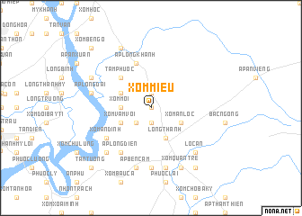 map of Xóm Miếu