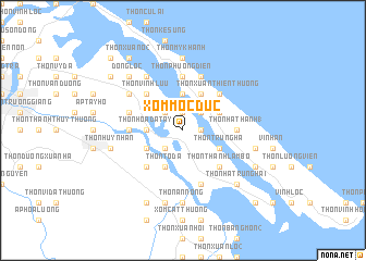 map of Xóm Mộc Ðức