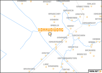 map of Xóm Mười Ưởng