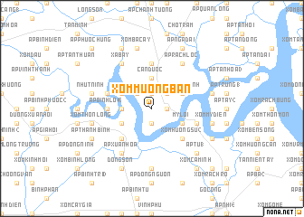 map of Xóm Mương Ban