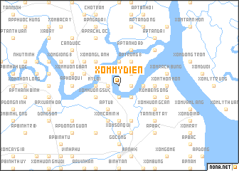 map of Xóm Mỹ Ðiền