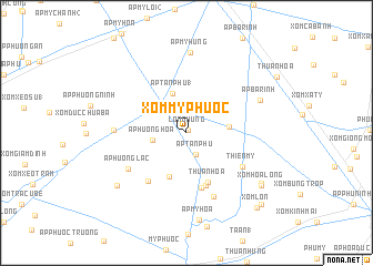 map of Xóm Mỹ Phước