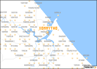 map of Xóm Mỹ Tho