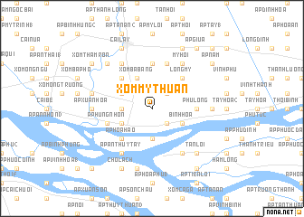 map of Xóm Mỹ Thuận