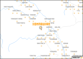 map of Xóm Nâu Van