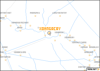 map of Xóm Ngã Cậy