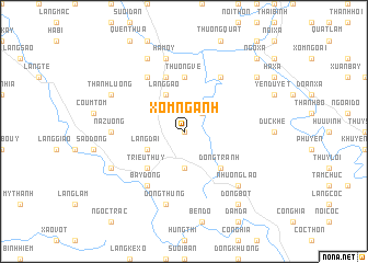 map of Xóm Ngành