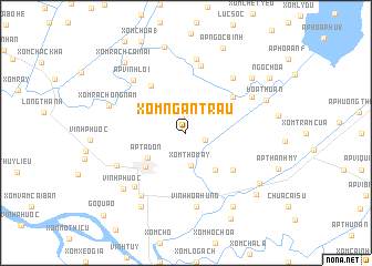 map of Xóm Ngan Trâu