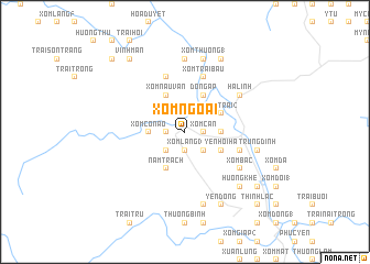 map of Xóm Ngoại