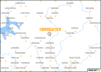 map of Xóm Nguyên