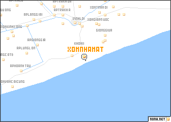 map of Xóm Nhà Mát