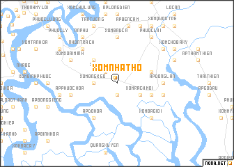 map of Xóm Nhà Thờ