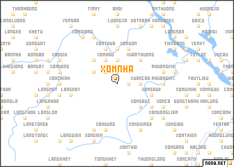 map of Xóm Nha