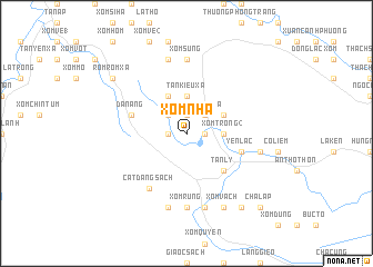 map of Xóm Nha