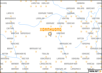 map of Xóm Nhuong