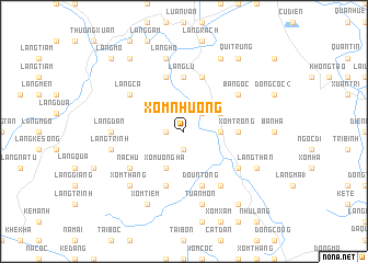 map of Xóm Nhương