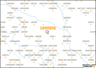 map of Xóm Nong