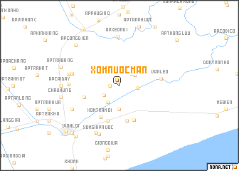 map of Xóm Nước Mặn
