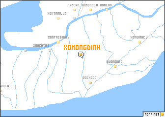 map of Xóm Ông Ðình