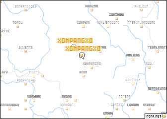 map of Xóm Pang Xo