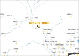 map of Xóm Phú Thuận