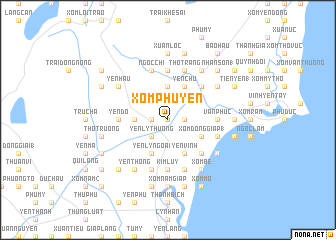 map of Xóm Phú Yên