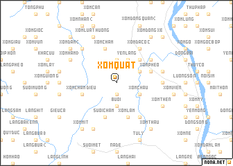 map of Xóm Quất