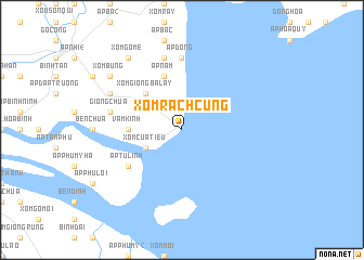 map of Xóm Rạch Cùng