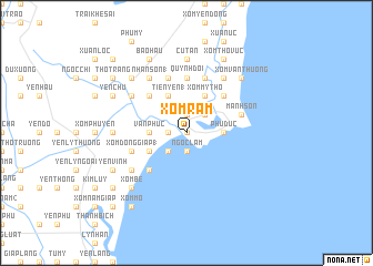 map of Xóm Râm