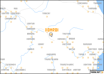 map of Xóm Roi