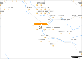 map of Xóm Rung