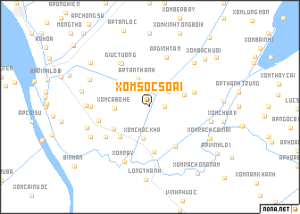 map of Xóm Sóc Soai