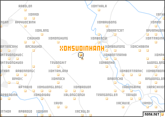 map of Xóm Suối Nhanh