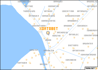 map of Xóm Tà Bết