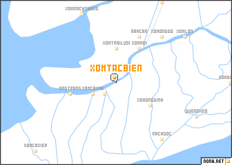 map of Xóm Tắc Biên