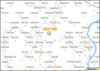 map of Xóm Tẩm