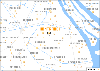 map of Xóm Tân Hôi